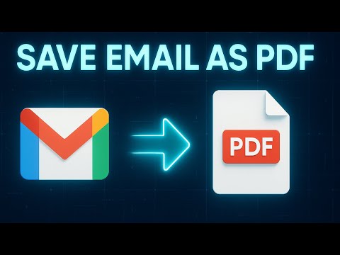 How to Save Gmail as PDF in Seconds
