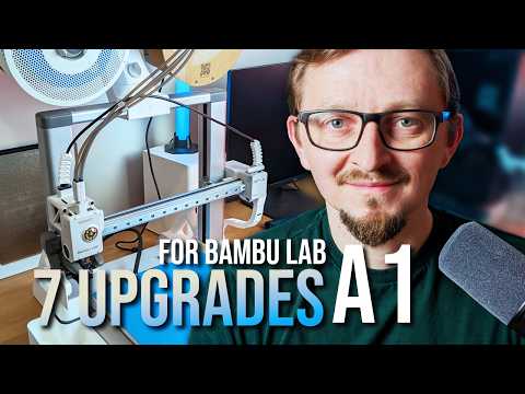 I printed 7 mods for my Bambu Lab A1 #3dprinting #bambulab