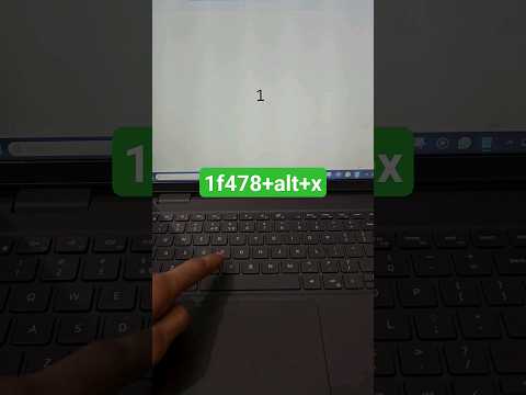1f478+alt+X use #laptop #short #emoji #shortcut