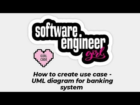 How to create use case - UML Diagram for  national banking system👩🏻‍💻⏳ #softwareengineer #umldiagram