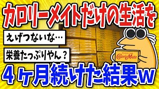 [2ch Funny Thread] Results of living on only CalorieMate for 4 months lol [Gourmet Cooking]