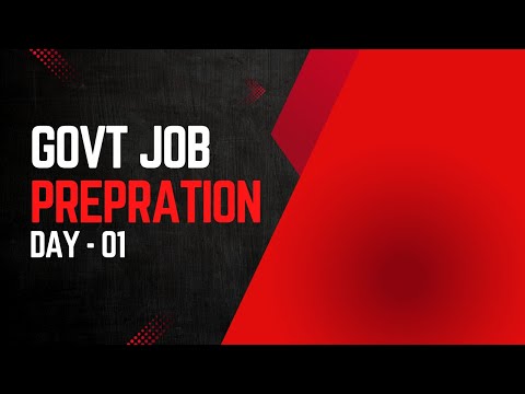 🔴 Live | Govt Exam Preparation 2025 | Strategy, Tips & Practice for Success #GovtExamPreparation