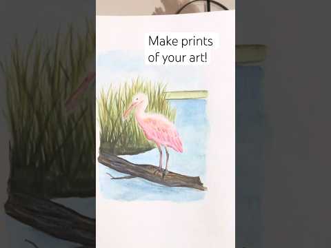 Watch my YouTube video where I give you all of my print making secrets. #fineartprints #printing