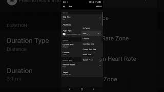How to create a run in Garmin. #garmin #garminrunning #youtubeshorts