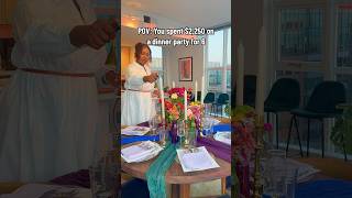 Worth it!!! #dinnerparty #endofsummer #hosting  #girlsnight #privatechef #budget #moneyhabits