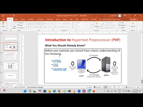 Scripting Languages Lecture 4 PHP 2025