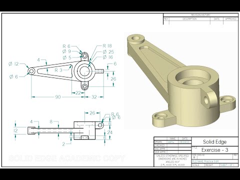 Learning Solid Edge - Exercise # 3