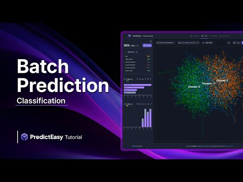 Batch Prediction : Classification | PredictEasy Tutorial 🚀