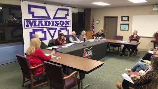 Madison Local Schools Board of Education Meeting 12-17-25 6:00 PM
