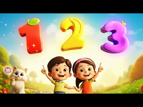 Fruit Counting Song | Count 1–10 with Apples, Bananas & Grapes! | Fun Preschool Learning Video