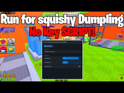 NO KEY Run for Squishy Dumpling! Script – Auto Farm & Best Squishy Dumpling