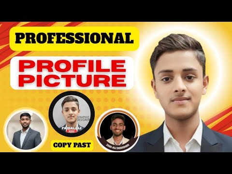 How to Create a Professional Profile Picture | Make Your Profile Look Attractive & Professional