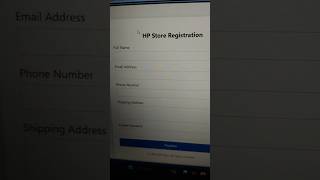 HP Store Registration Page Design using HTML & CSS | Responsive Form UI Tutorial