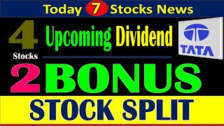 UPCOMING DIVIDEND STOCKS! STOCK SPLIT! BONUS SHARES!  EXDATE?! #DIVIDEND  #STOCKSPLIT #TATA #BONUS