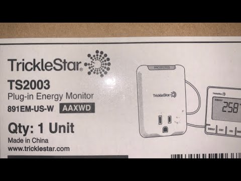 How to use trickle star (plug in Energy Monitor)