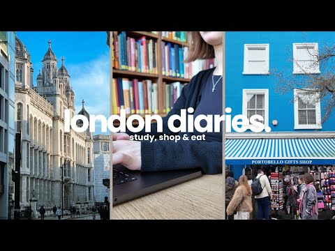 london diaries 🇬🇧 studying at King‘s College London | libraries, food & uni life