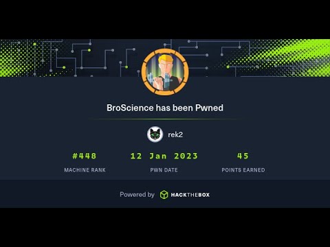 #9 [Hindi] Broscience HTB Machine | Path Traversal | PHP De-serialization | Command Injection | Pspy
