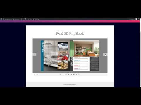 Real 3D FlipBook - Embedding into page or post