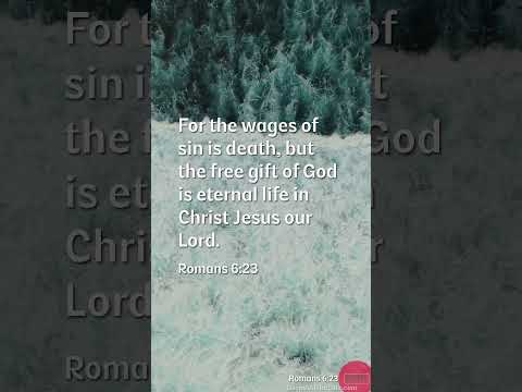 Romans 6:23 #grace #mercy #salvation #scripture #shorts