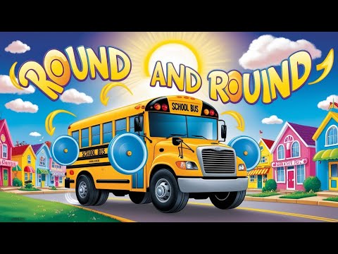 The Wheels on the Bus | Fun Kids Rhythm Song | Rhythmic Songs & Poems for Kids | Children's Music
