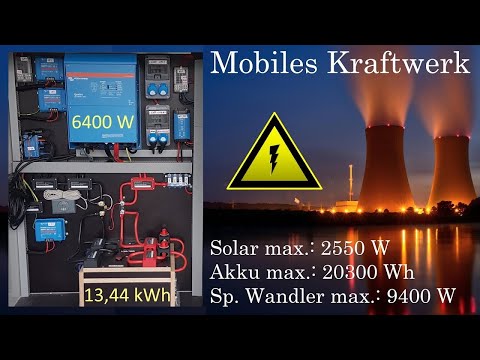 Geht Autark mehr?  Victron Solaranlage 13,44kWh Akku+1,73kW Solar+6,4kW Spannungswandler