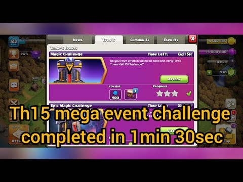 How to complete Mega challenge in CLASH OF CLANS