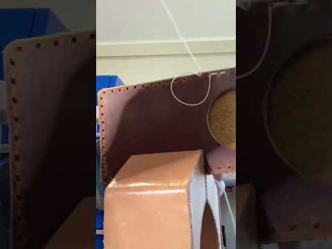 Leathercrafter can't be caught with synthetics. #leathercraft #handmade #leather #beard