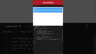 Accordion Expand Collapse | HTML CSS JAVASCRIPT