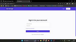 Task Manager Project Demonstration
