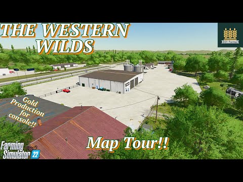 “WESTERN WILDS” FS22 MAP TOUR | Farming simulator 22 PS5 | (REVIEW)
