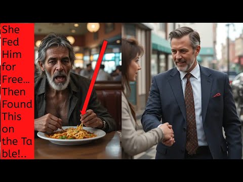 She Let a Starving Man Eat for Free at Her Diner — What He Left Behind Changed Everything....