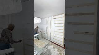 They saw trash,I saw an accent wall🤩🤩🙌 #walldesigns #accentwall #accentwallideas #diy #short #fyp