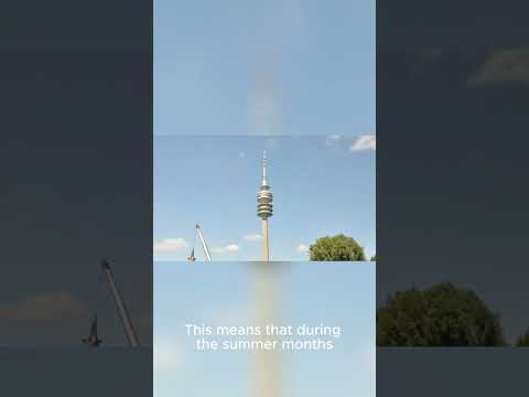 The Eiffel Tower Grows in the Summer