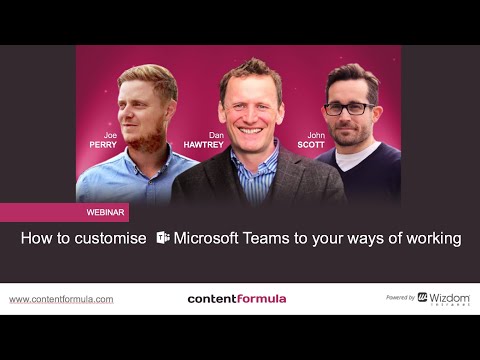 How to customise Microsoft Teams to your ways of working