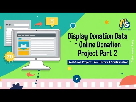 "Send Data in Online Donation Form 💻 | Full Stack Form Handling Tutorial (2025) Part 2