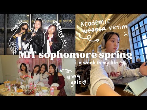 MIT sophomore sping week in my life ✨ | brass rat 💍, galentines 💘🌹, spring break ☀️🏝️, psetting ✏️📚