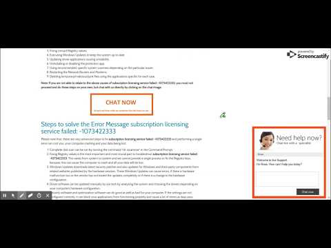 subscription licensing service failed  1073422333