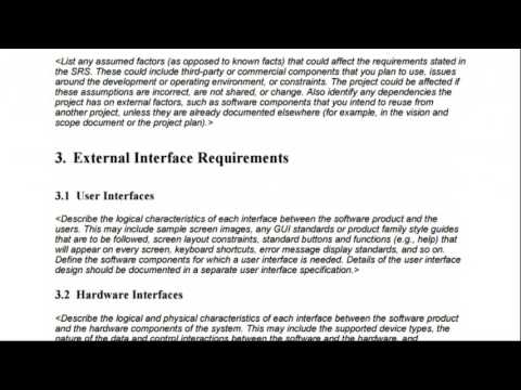 How to develop SRS Part 2