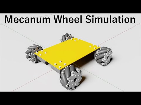 Mecanum Wheel Simulation Using Isaac Sim