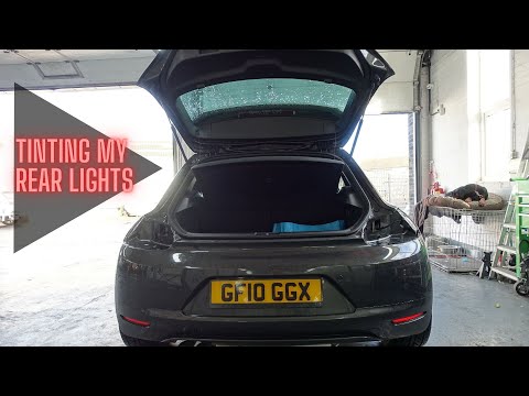 SCIROCCO REAR LIGHT TINTING