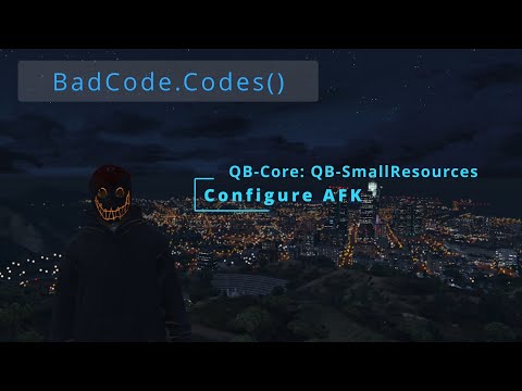How To QB Core: Config AFK