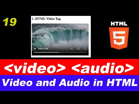 video and audio in HTML (Beginner Friendly)