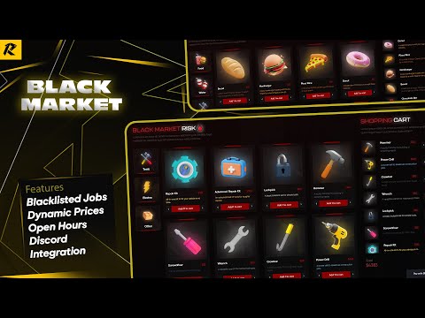 FiveM Black Market | Fully Customizable | FiveM Script