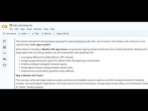 MultiAgent Weather BOT Introduction PART 1