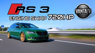 720HP Skoda Superb RS3-Swapped | INSANE Sleeper Build with Xonarotor Turbo & Rolling Cinematic Shots