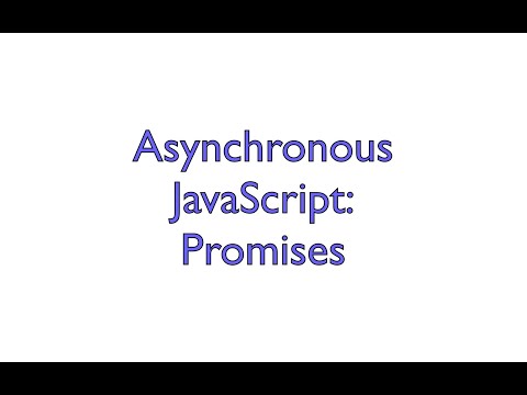 Async JavaScript - Promises