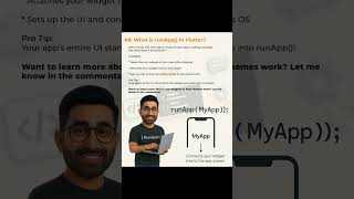 What is runApp() in Flutter? | Flutter App Launch Explained | Developer G