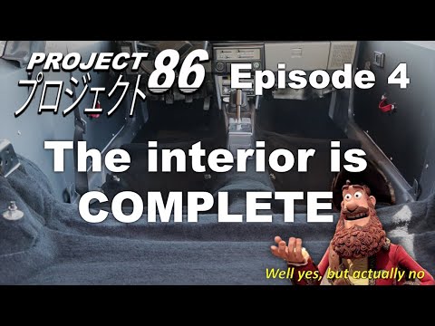 The AE86 interior is COMPLETE (and my trunk opens now!) - Project 86: Episode 4