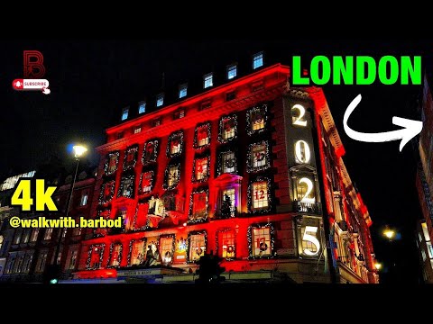 Bond Street 2025: Unwrapping Christmas Luxury! 🎄✨ HD 4K