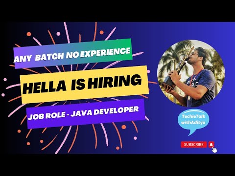 Java Freshers: Get Hired Now at Hella TechieTalkwithAditya!